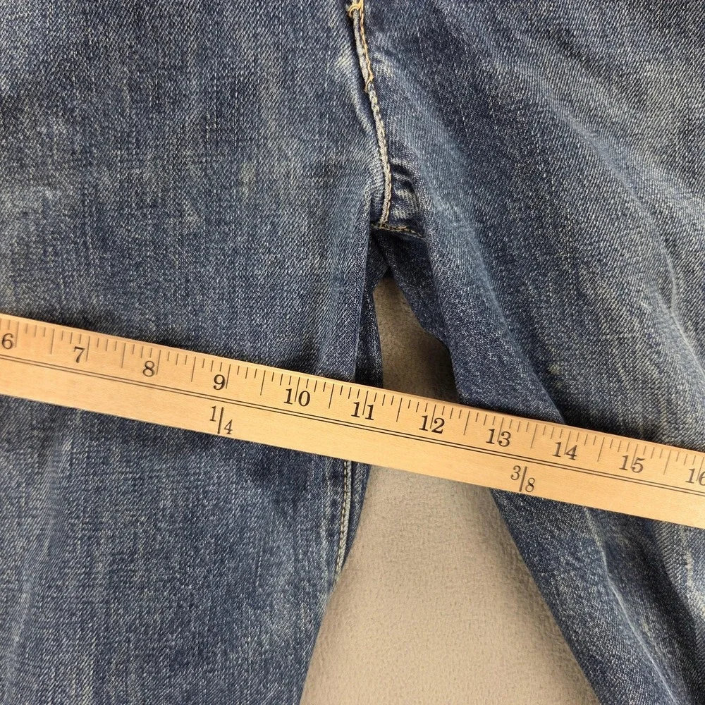 Vintage Levis Engineered Jeans Mens 30x32 Blue Twisted Buckle Back One Pocket